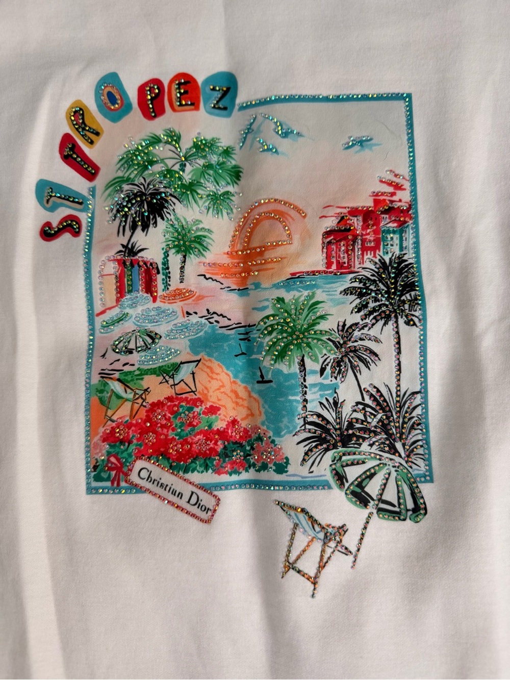 CD 'St. Tropez' Graphic Tee - Picture 3 of 3